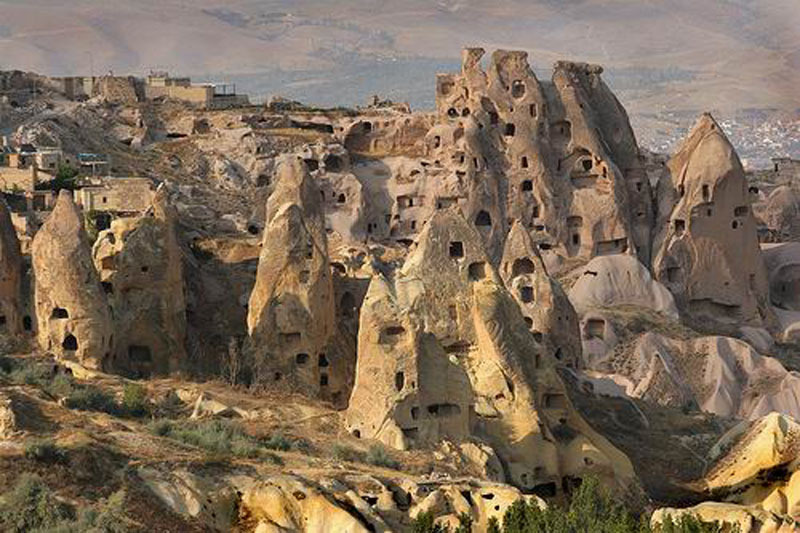 비 오는날 터키의 주택 절경..