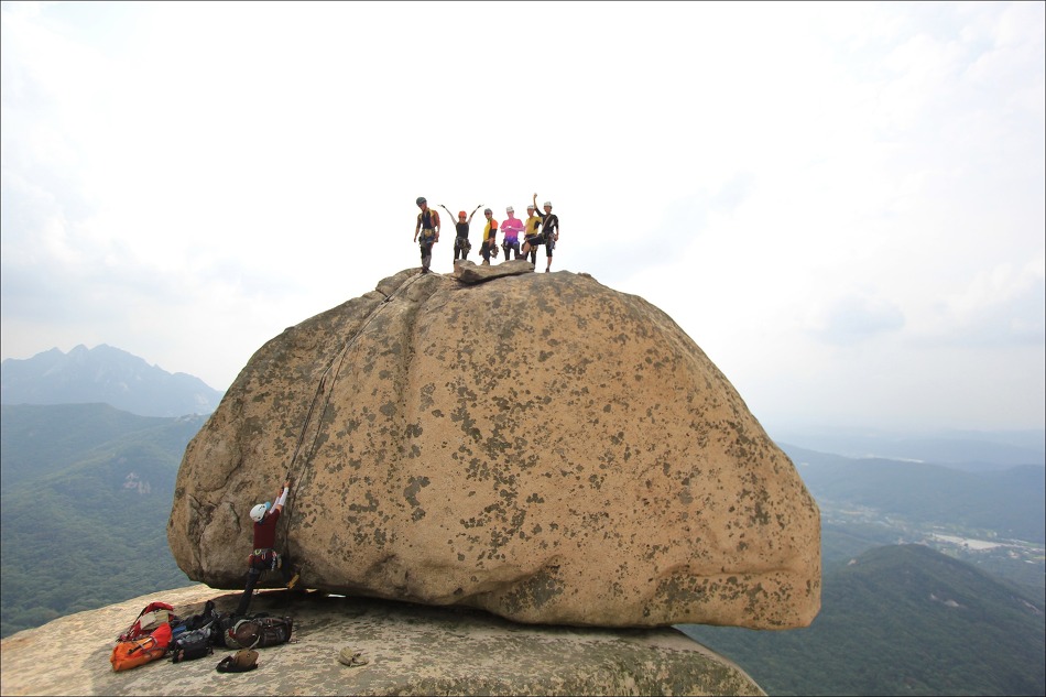 도봉산(道峰山) 오봉(五峯)리지 루트개념도