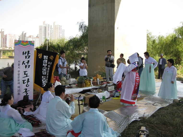 한강 밤섬 추억사진 및 실향민의 고향방문 애환