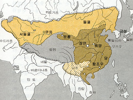 중앙아시아 막강제국 돌궐