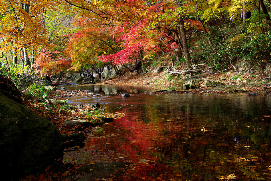 선운산 천마봉과 도솔천