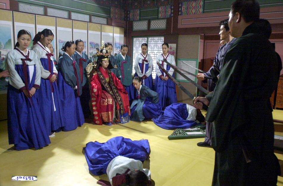 KBS 드라마 명성황후(2001) 녹화현장사진과 OST (조수미 나 가거든)