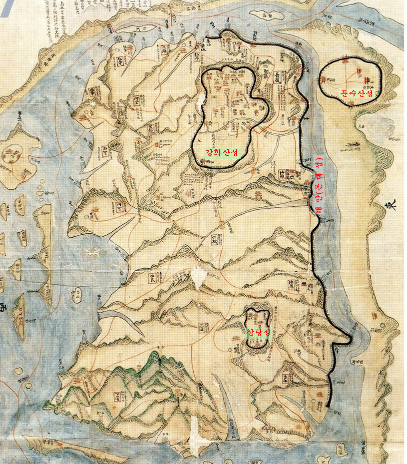 강화산성 223m(인천)