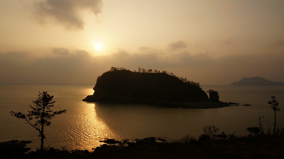 하의도 큰바위얼굴 가는 길(2월 10일 구정때)