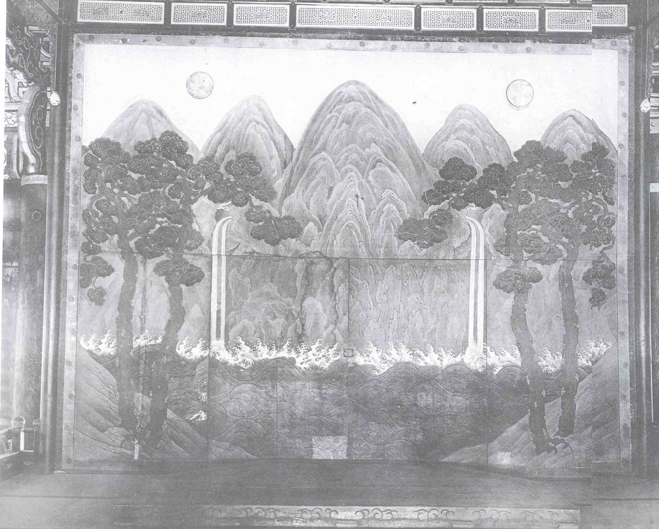 2011년 8월 17일, 경복궁 근정전 닫집, 어좌, 일월오봉병풍(마한유민 원고), 큐레이터와의 대화