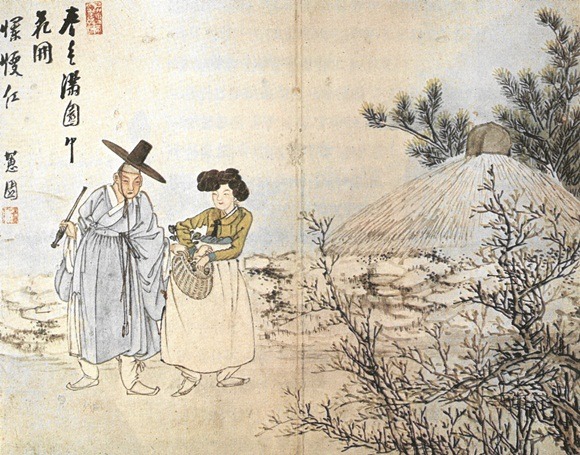 풍속화의 대가, 혜원 신윤복(1758 ~ )의 그림