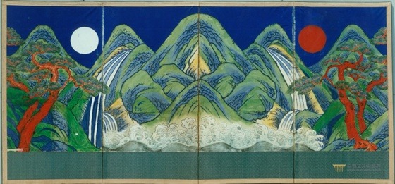 일월오봉도 병풍 :: 왕권의 상징