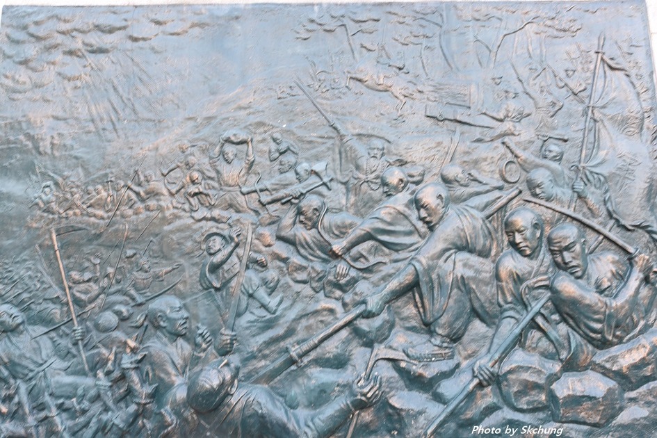 임진왜란 당시 권률장군이 대첩을 이루어낸 행주산성 풍경