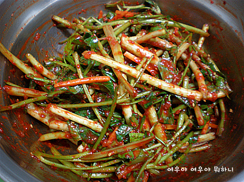 김치로 나물로 쌈채로-봄 미나리 요리3가지^^