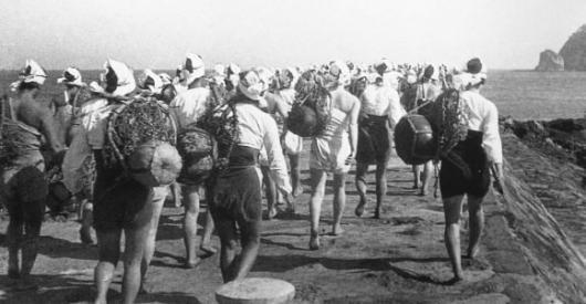 보름달 과 잠녀 추억