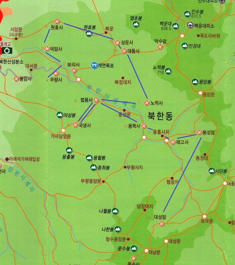 북한산성 12사찰 순례(2012.04.30)