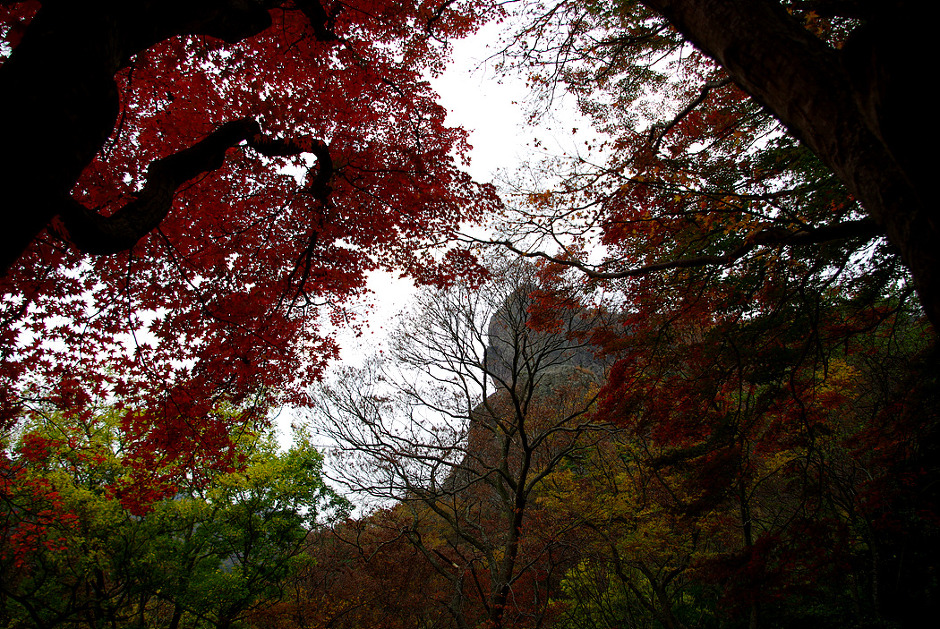 선운산 천마봉과 도솔천