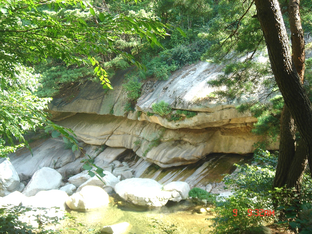 북한천따라 백운대(북한산 정상)