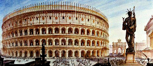 환족과 훈족의 역사가 서린 로마 콜로세움