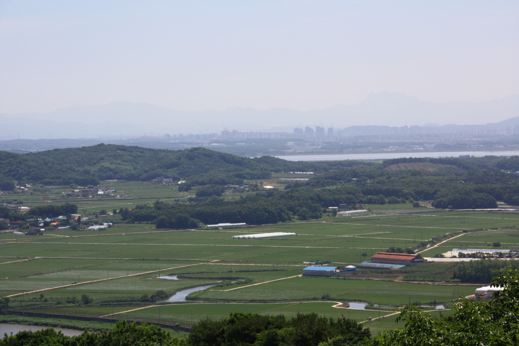 김포 애기봉에서 바라본 북녘땅