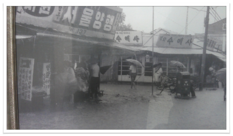 60년대 중앙통 - 홍천의 옛사진 - 홍천초등학교 총동문회