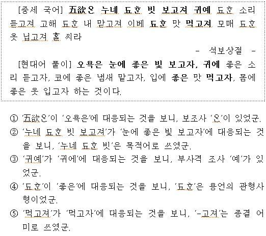 15 9월 2일 3학년 수능 모의고사 B 문제 문법 말글살이뜨락