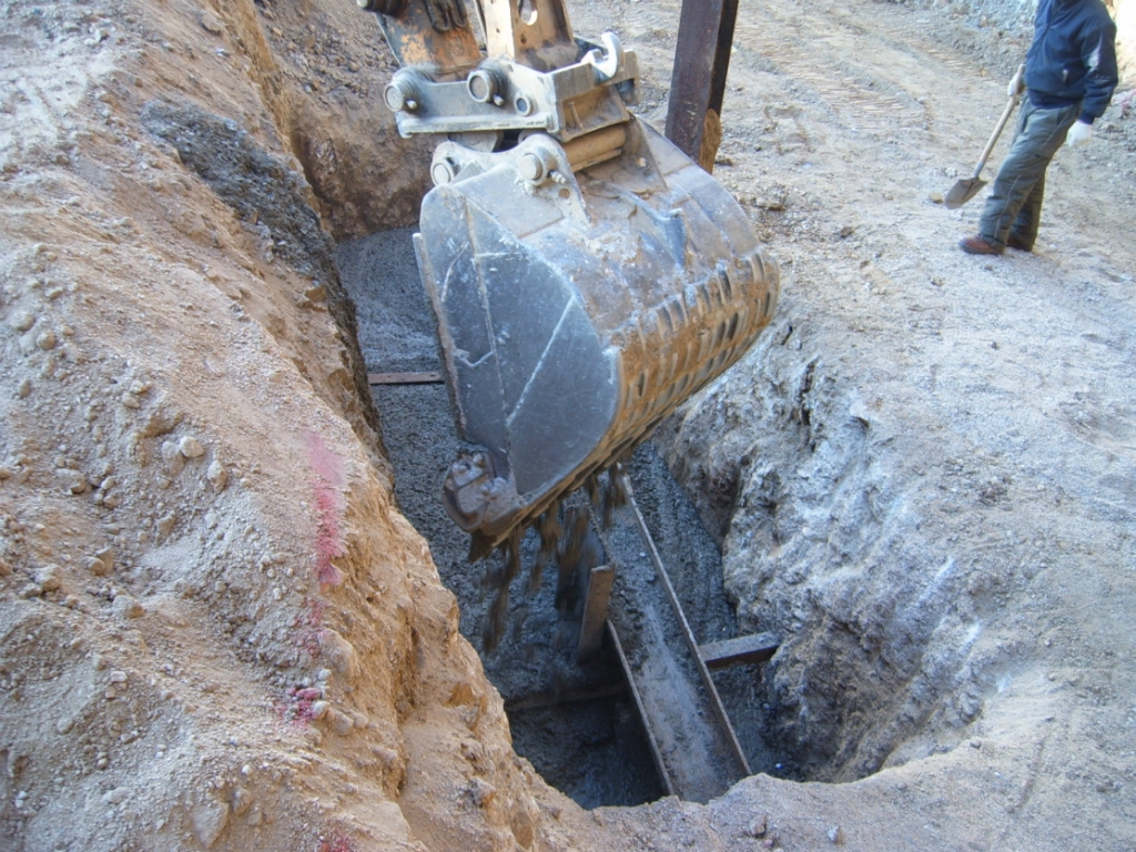 흙막이 가시설 8. 렉카 설치