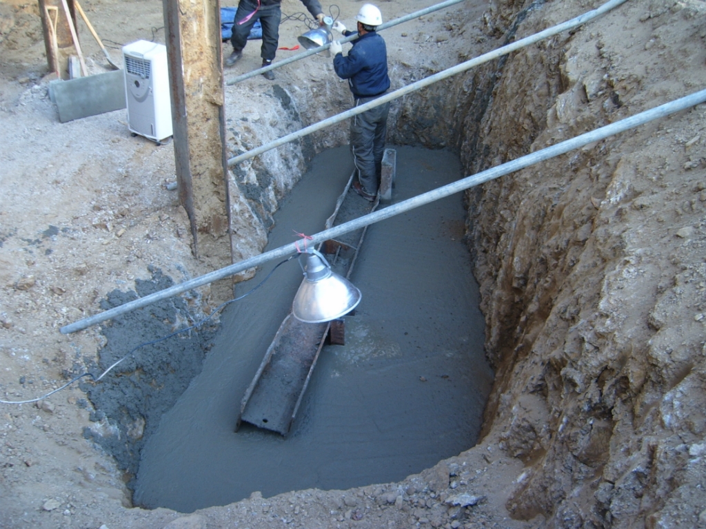 흙막이 가시설 8. 렉카 설치