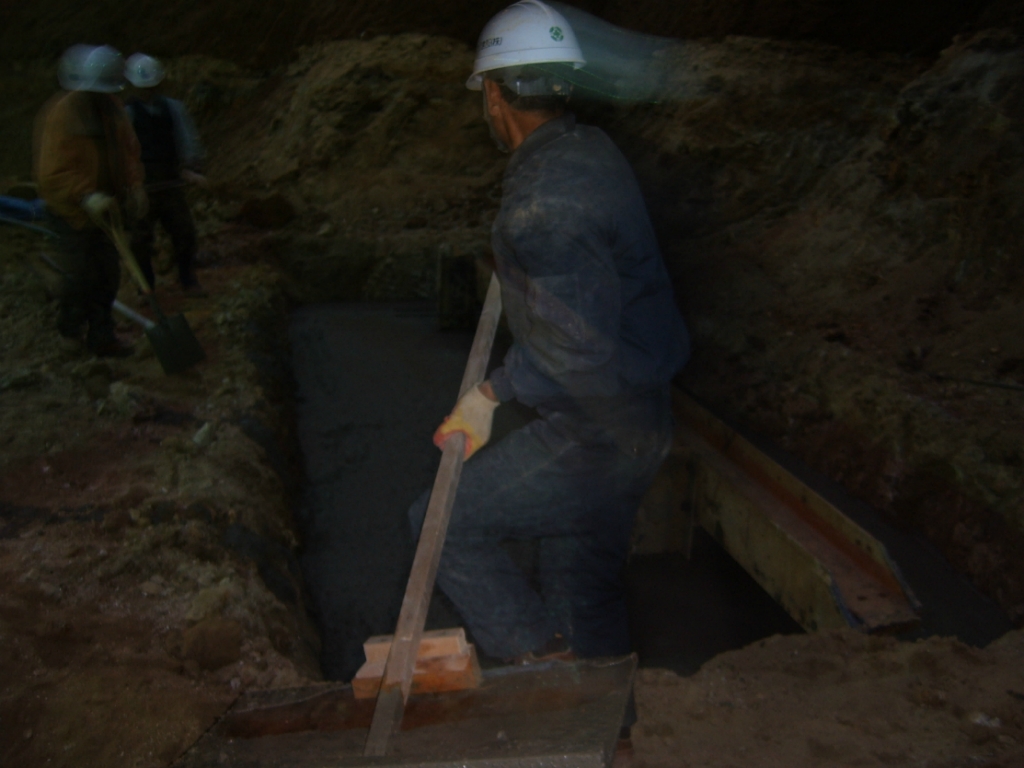 흙막이 가시설 8. 렉카 설치