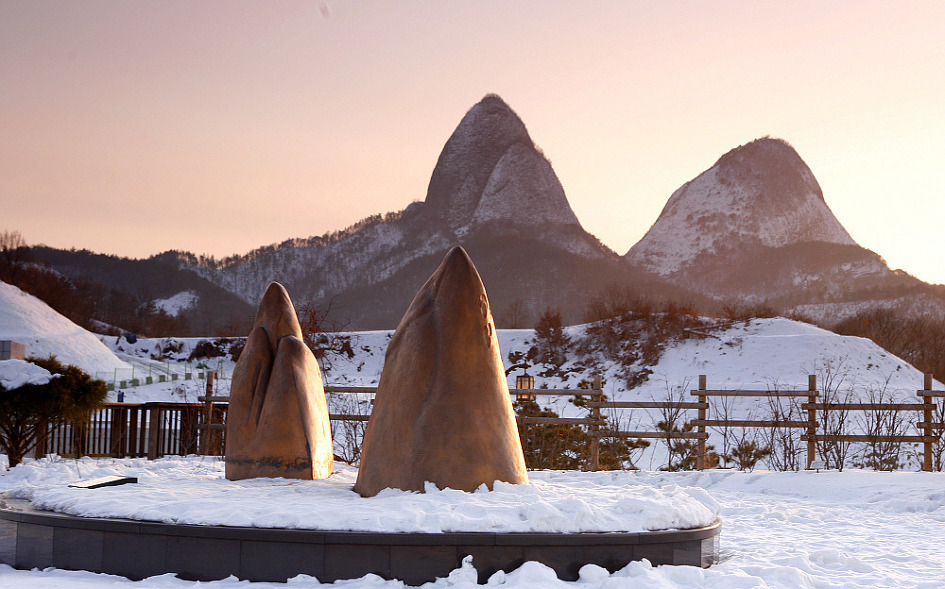 진안 마이산 겨울풍경