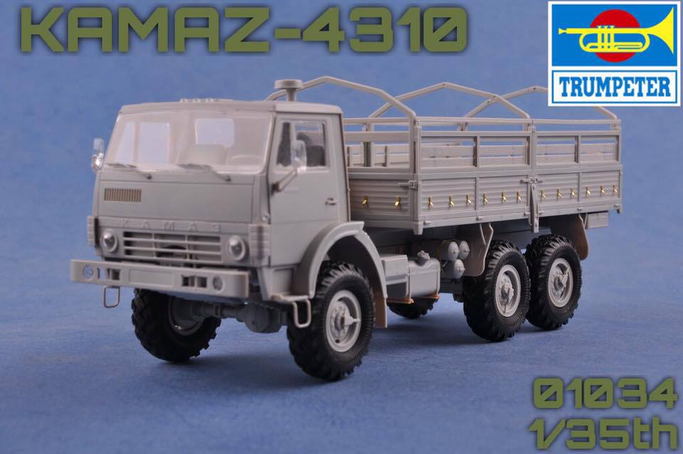 Russian KAMAZ-4310 Truck # 01034 [1/35th Trumpeter Made in China] - Ⅱ ...