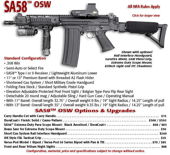 잊혀진 명작을 개조하여 새로운 명작으로 재탄생: DS Arms SA58 OSW Tactical Battle Rifle ...