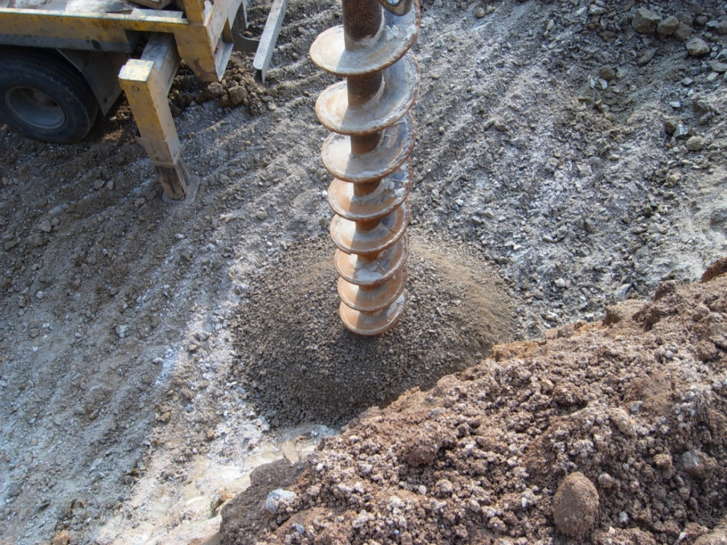 흙막이 가시설 8. 렉카 설치