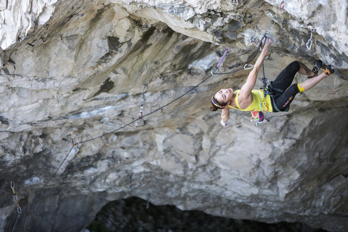 김자인 IFSC 2014 리더부문 감동스런 우승 장면