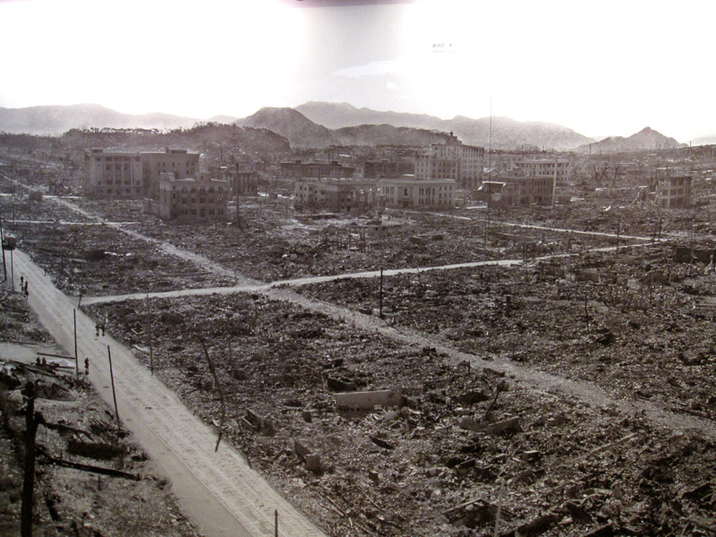 히로시마 원자폭탄의 위력