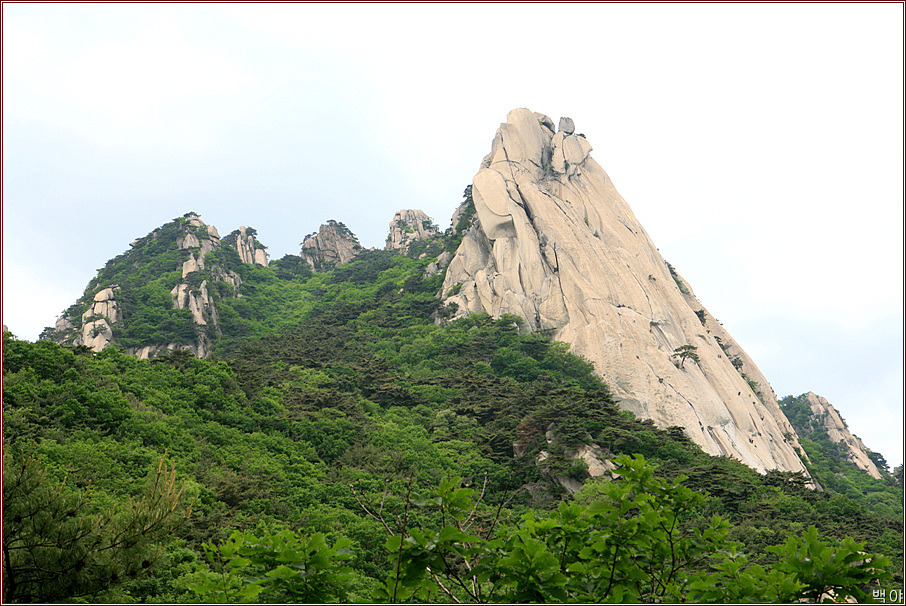 도봉산 선인봉의 스맆