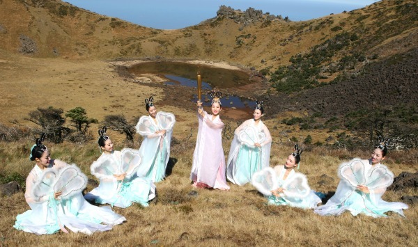 한라산 백록담 선녀들