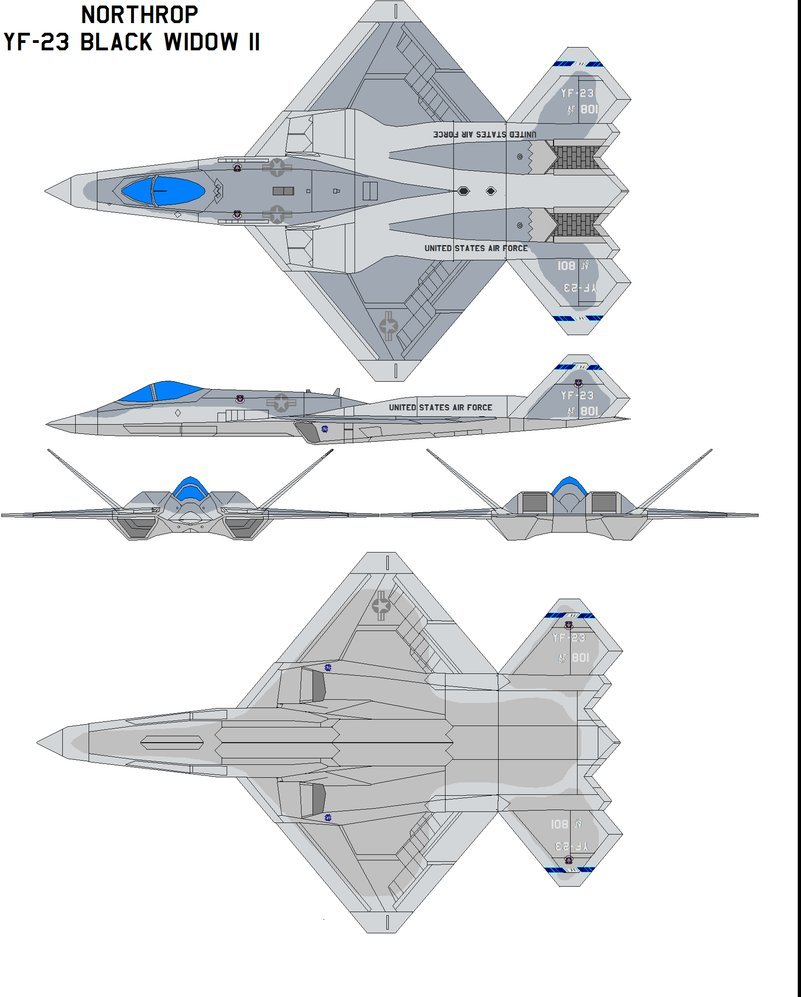 시대를 너무 앞서간 비운의 전투기 Northrop Mcdonnell Douglas Yf 23 블랙위도우 Ii Black Widow Ii Pt1 정보 자료실 미라지의 콤프방