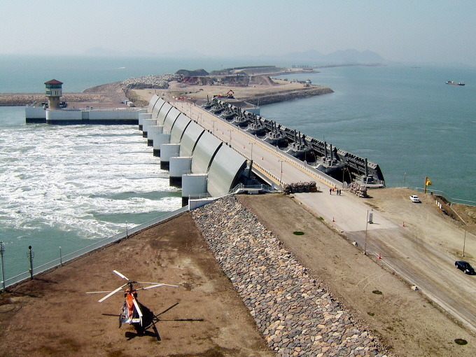 새만금 방조제.....