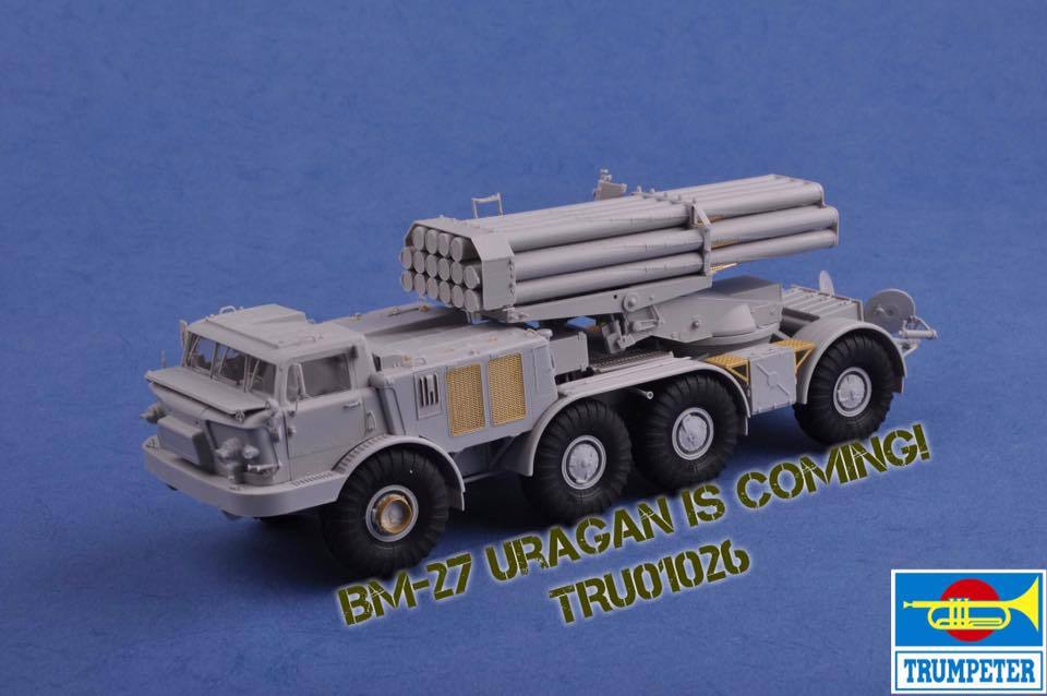 Russian 9P140 TEL of 9K57 Uragan Multiple Launch Rocket System # 01026 ...