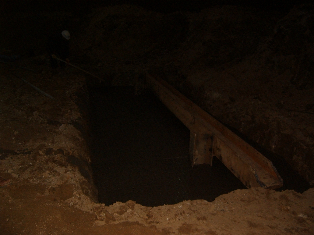 흙막이 가시설 8. 렉카 설치