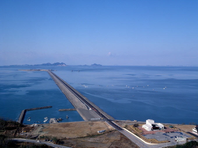 새만금 방조제.....