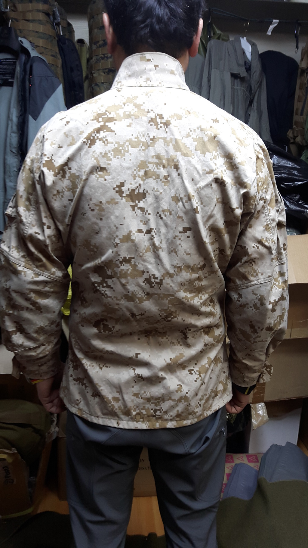 usmc desrtmp soft shell jack fieldtest [4season]-미군 해병대 데저트마펫 소프트쉘 필드 ...