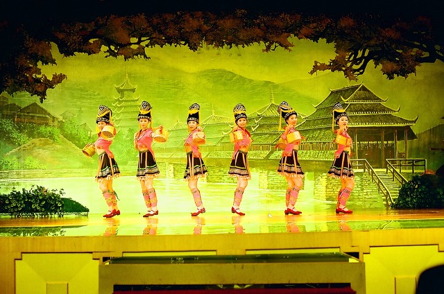 2003년 중국 - 계림 소수민족 공연쇼 관람