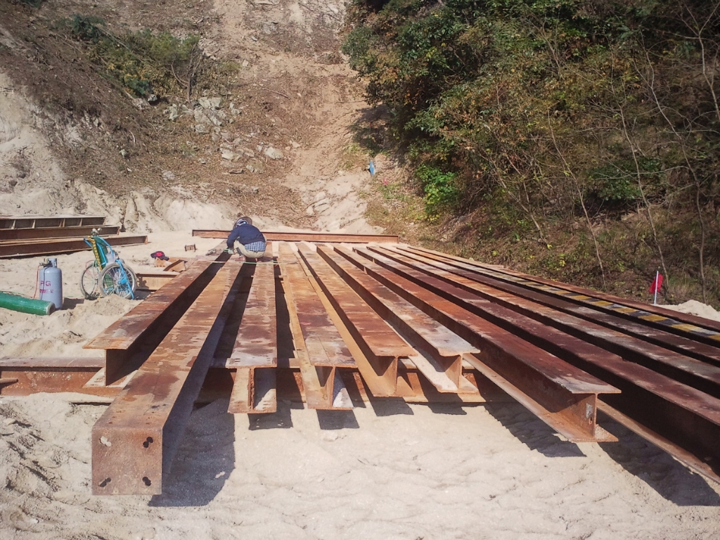 흙막이 가시설 1. 파일 연결