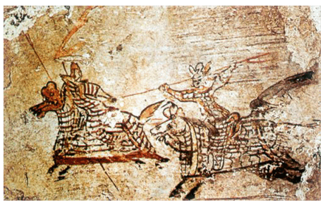 고구려 벽화 일부