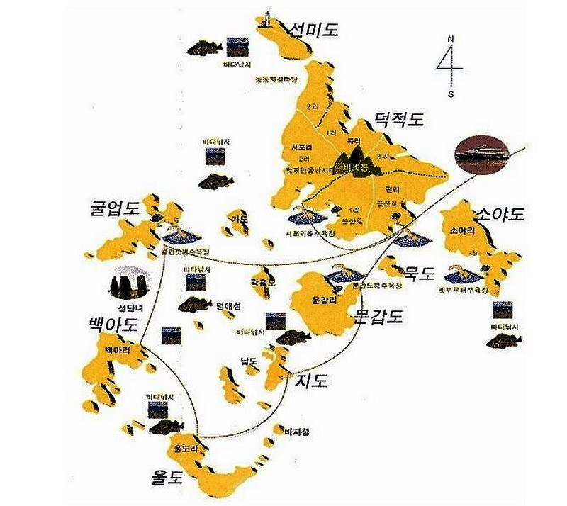 덕적군도 백아도트래킹