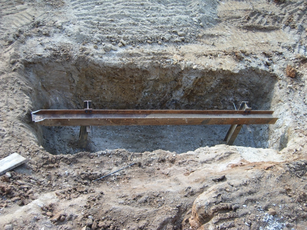 흙막이 가시설 8. 렉카 설치