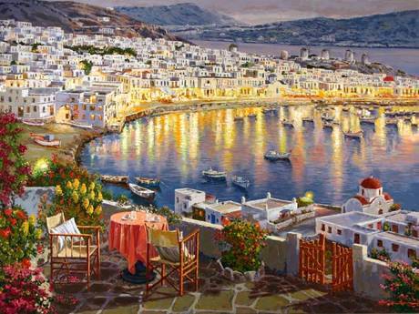 지중해의 아름다운 마을1