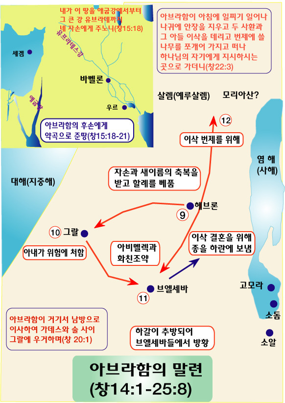 성경으로 본 성경역사 지도|기독교 자료실 - [성경연구] - 회복교회! 주님이 주인이신 교회