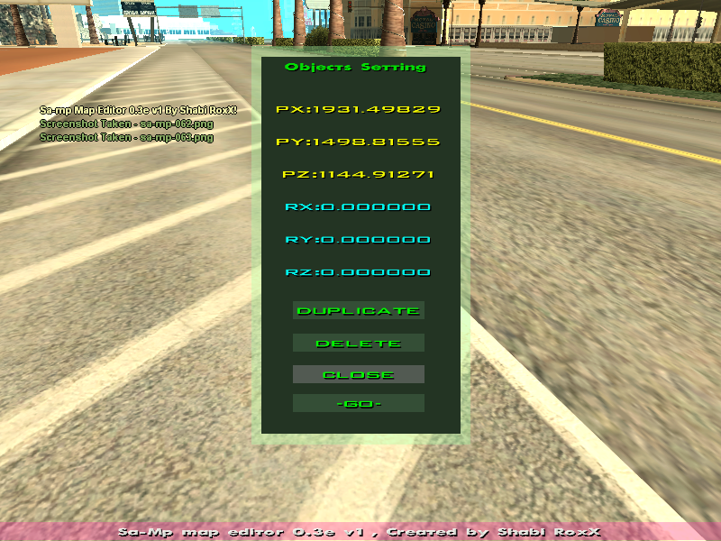 SA-MP Map Editor 0.3e v1.2 - 모드 - Social Life Role Playing Game
