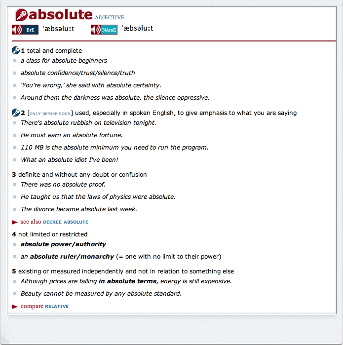 11/3000 Absolute - Oxford 3000 words list - The Oasis