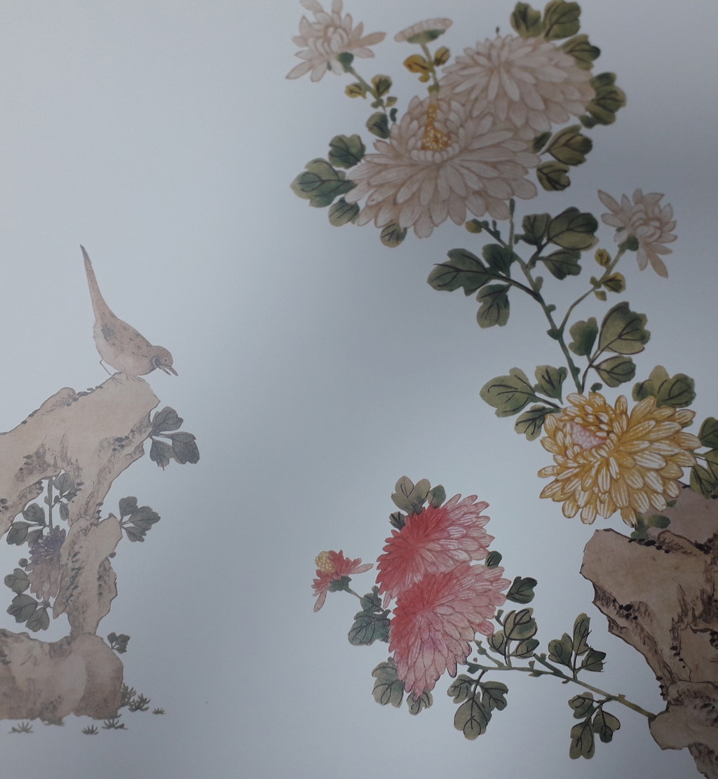 화조도(花鳥圖) 민화(民畵) - 한국의 전통문화 - 오디오와 컴퓨터