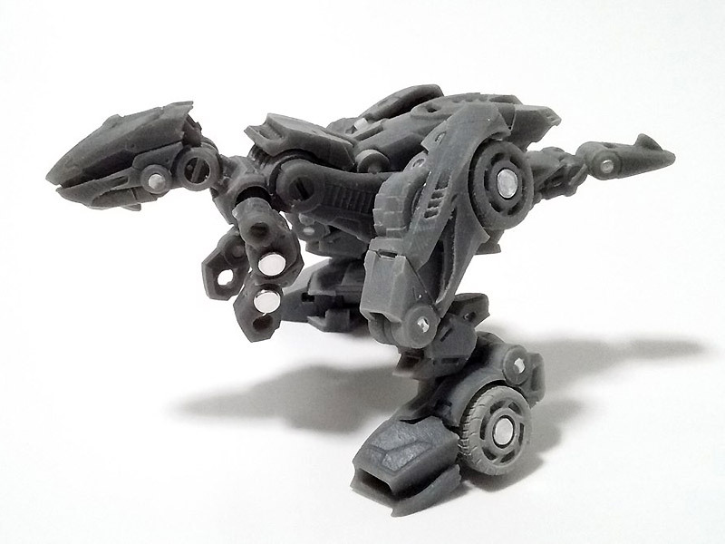 3D Printing 출력 Car Transformation Raptor Type Robot 변신 자동차 랩터 로봇 - U_ki ...