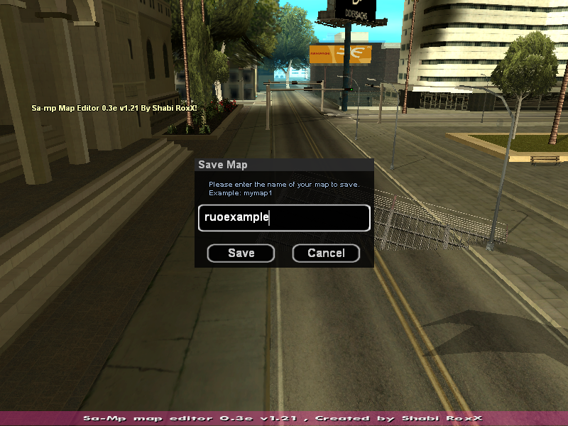 SA-MP Map Editor 0.3e v1.2 - 모드 - Social Life Role Playing Game